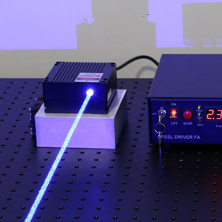 قوة عالية Laser 467nm 9W Blue مصدر الليزر ليزر أشباه الموصلات